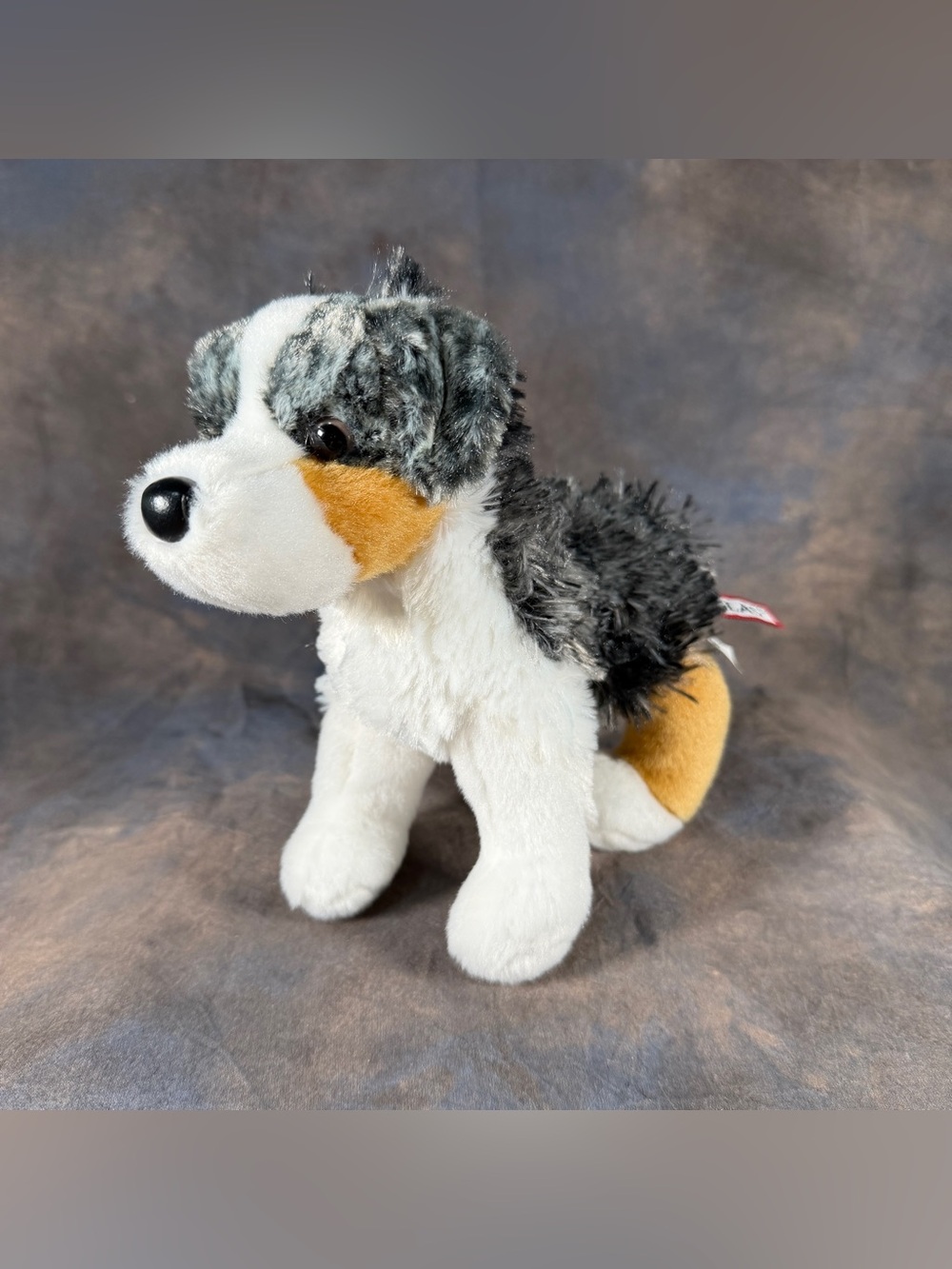 Douglas Cuddle Toy Plush 2013 Steward Australian Shepherd Silver Aussie